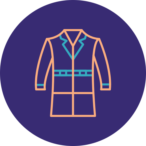 Long coat Generic color fill icon