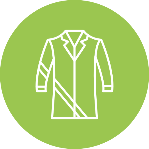 Long coat Generic color fill icon