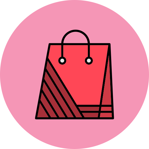 쇼핑백 Generic color lineal-color icon