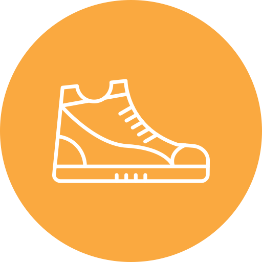 scarpa da ginnastica Generic color fill icona