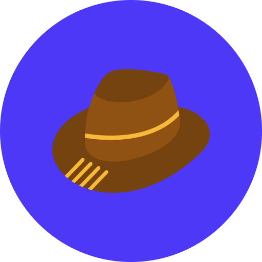 Fedora hat Generic color fill icon