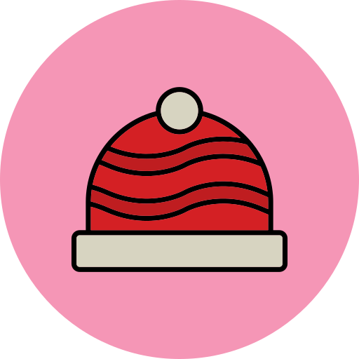 겨울 모자 Generic color lineal-color icon