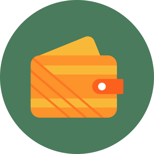 Wallet Generic color fill icon