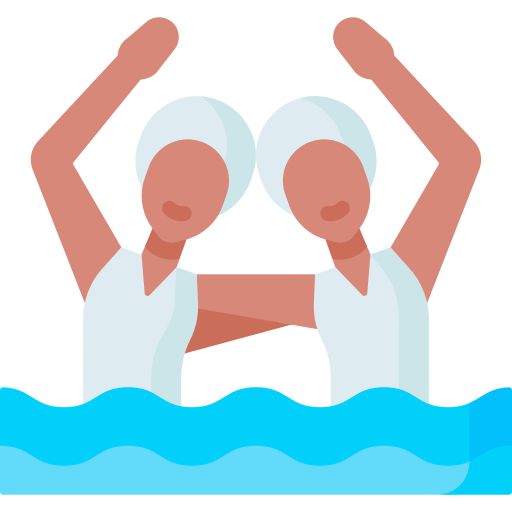 Synchronized swimming Special Flat icon