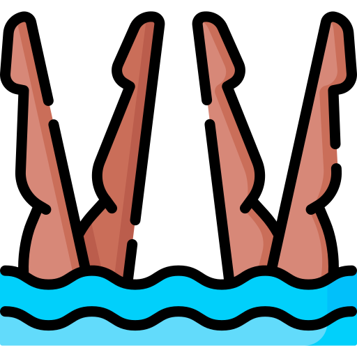 Синхронное плавание Special Lineal color иконка