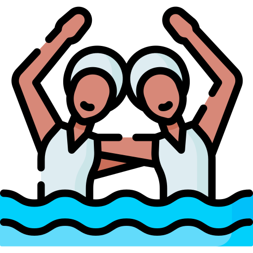 Синхронное плавание Special Lineal color иконка