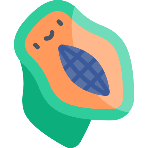 papaya Kawaii Flat icon