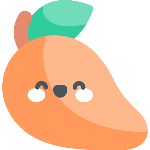 mango Kawaii Flat ikona