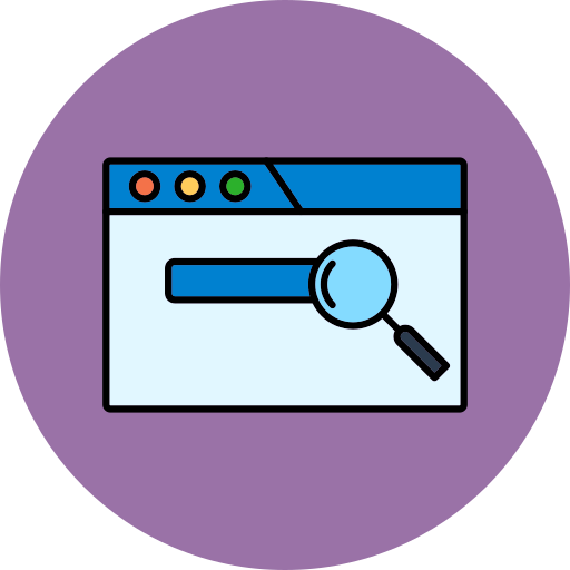 Web search Generic color lineal-color icon