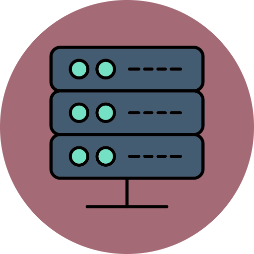 server Generic color lineal-color icon