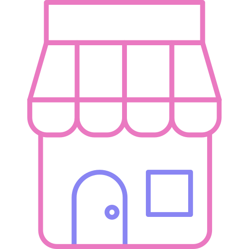 店 Generic color outline icon