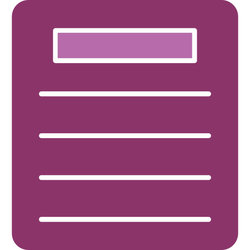書類 Generic color fill icon