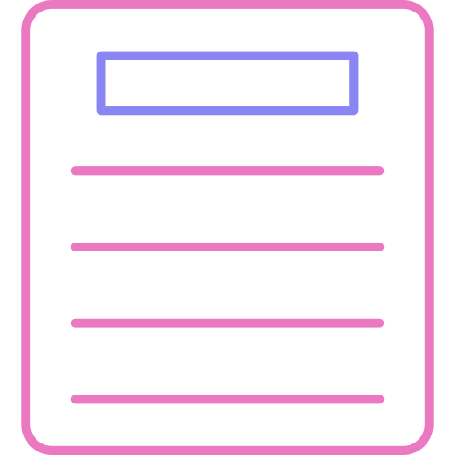書類 Generic color outline icon