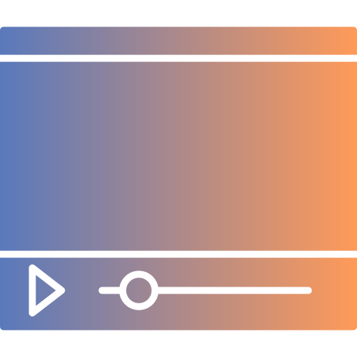 online-streaming Generic gradient fill icon