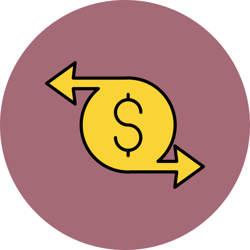 transfer pieniędzy Generic color lineal-color ikona