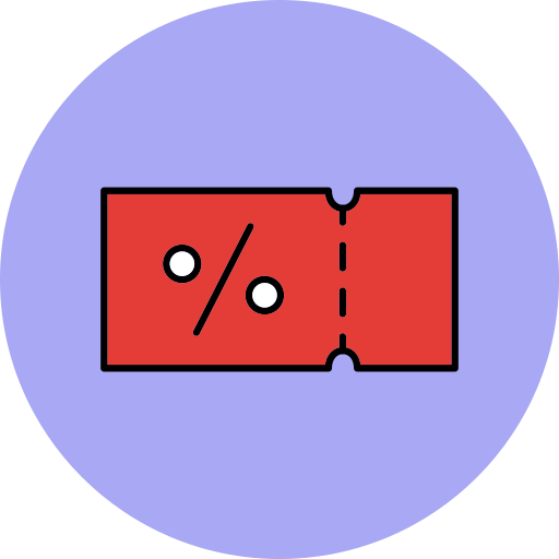 쿠폰 Generic color lineal-color icon