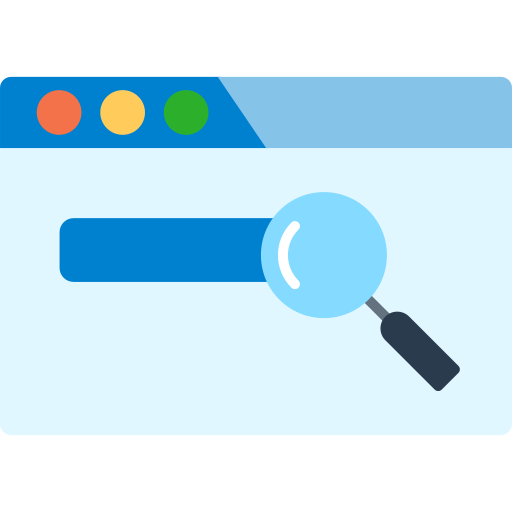 Web search Generic color fill icon