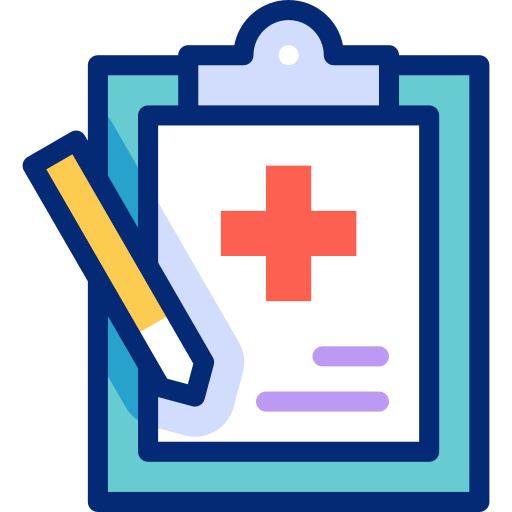 Health report Basic Accent Lineal Color icon
