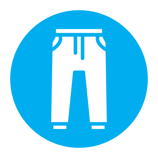 pantaloni lunghi Generic color fill icona