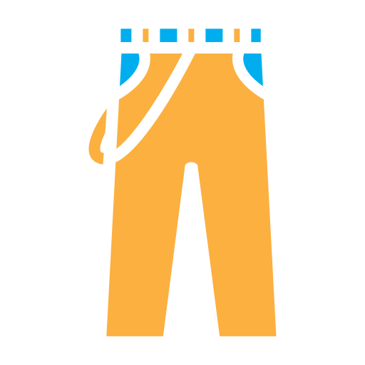 długie spodnie Generic color fill ikona