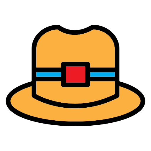 kapelusz fedora Generic color lineal-color ikona