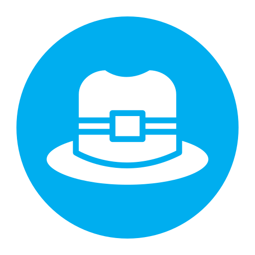 kapelusz fedora Generic color fill ikona
