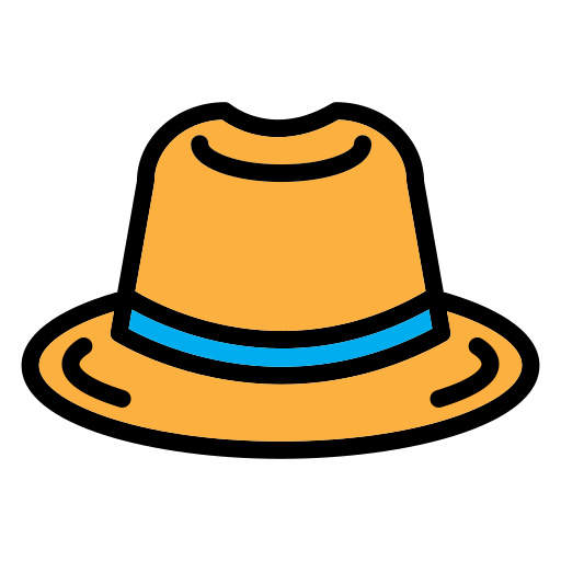Fedora hat Generic color lineal-color icon
