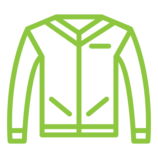 chaqueta Generic color outline icono