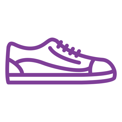 zapatillas Generic color outline icono