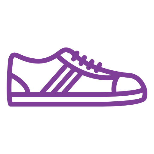 scarpe da ginnastica Generic color outline icona