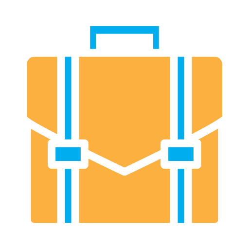 Office bag Generic color fill icon