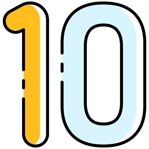 Ten Generic color lineal-color icon
