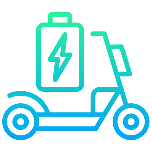 scooter electrico Generic gradient outline icono