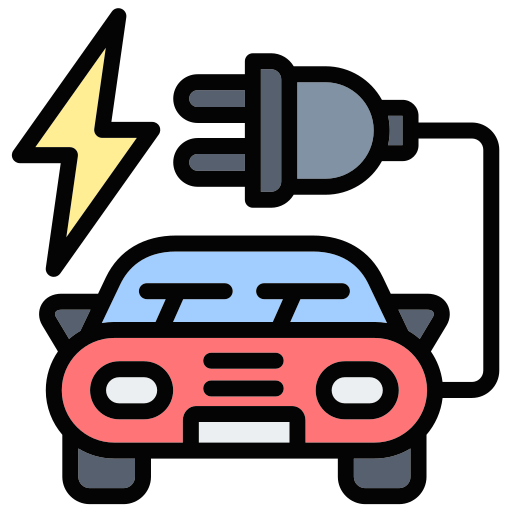 Electric car Generic color lineal-color icon