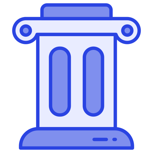 고대 기둥 Generic color lineal-color icon