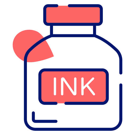 tintenfass Generic color lineal-color icon