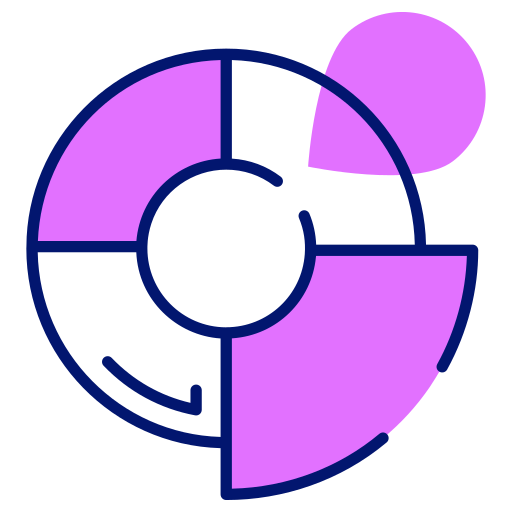 kuchendiagramm Generic color lineal-color icon