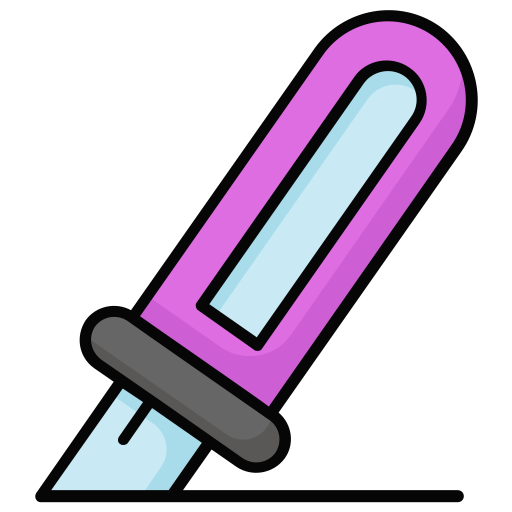 cortador de papel Generic color lineal-color icono