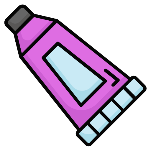 tubo de pintura Generic color lineal-color icono