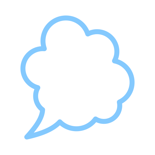 Thinking bubble Generic color outline icon