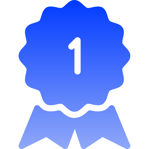 1st place Generic gradient fill icon