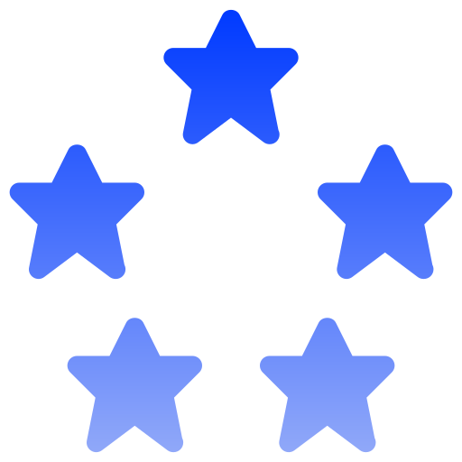 gwiazdy Generic gradient fill ikona