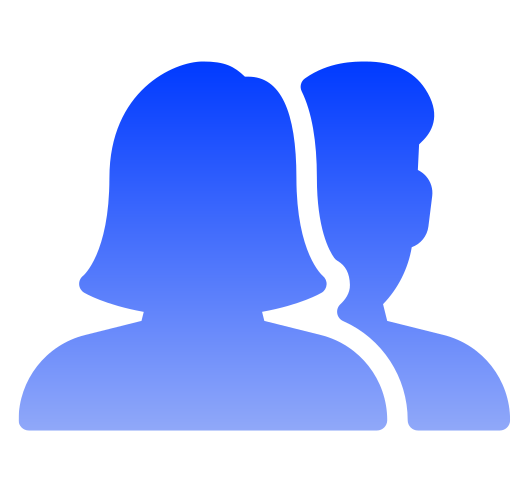 남성과 여성 Generic gradient fill icon