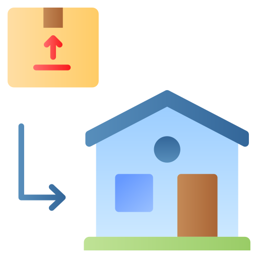Home delivery Generic gradient fill icon