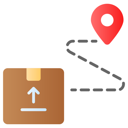 Delivery address Generic gradient fill icon