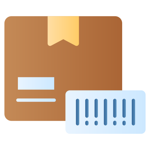 Parcel tracking Generic gradient fill icon