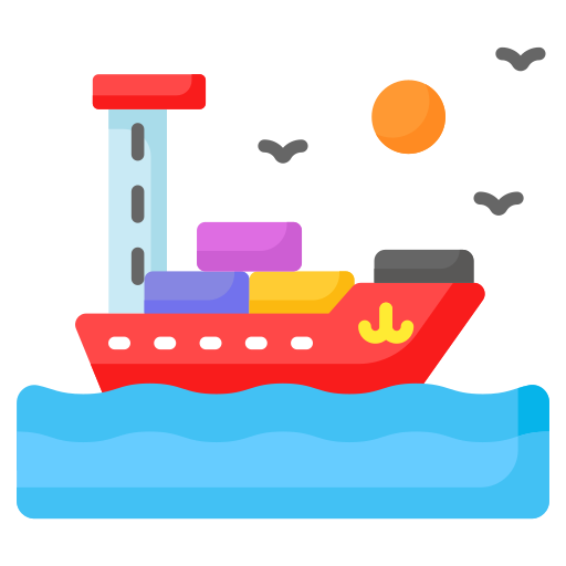 barca da carico Generic color fill icona
