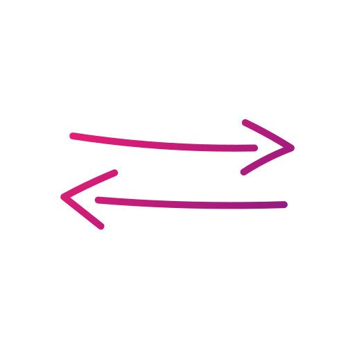 Двойные стрелки Generic gradient outline иконка
