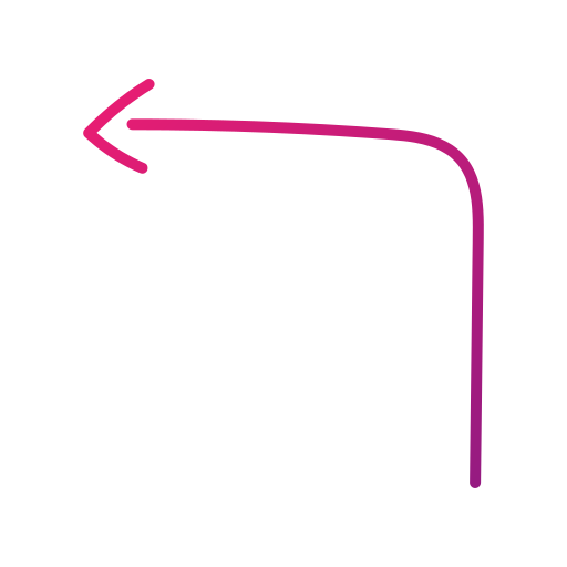 Стрелка влево Generic gradient outline иконка