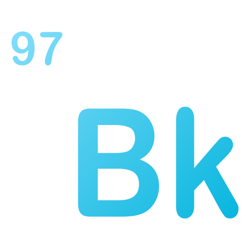 berkelium Generic gradient outline ikona